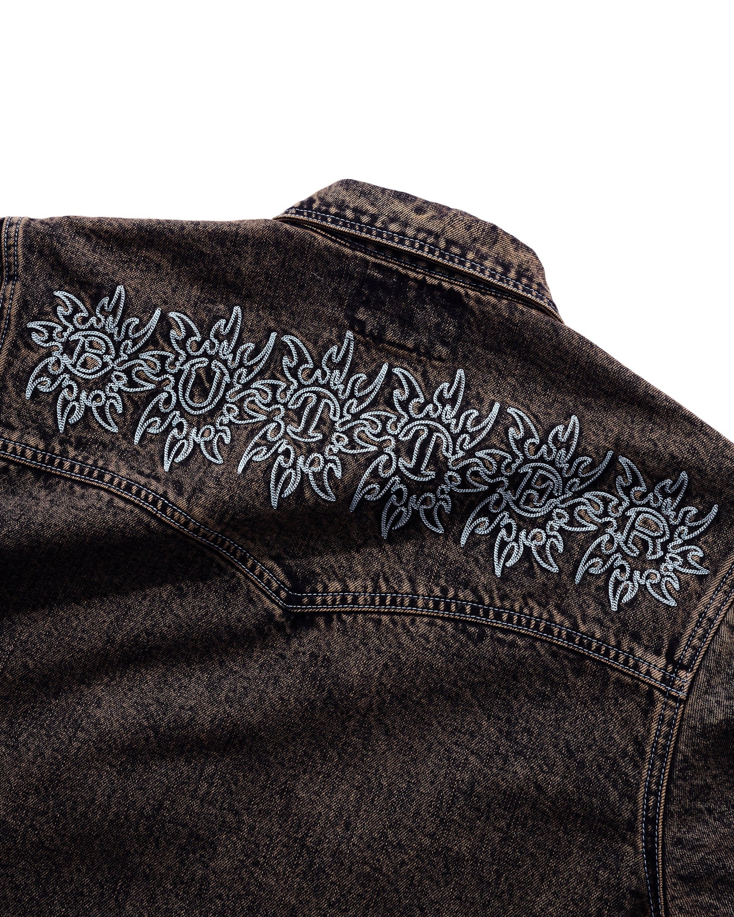 Bronco Denim Jacket, Tinted Brown