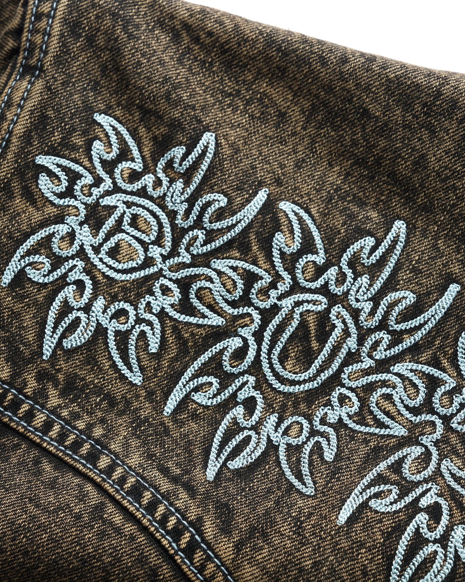 Bronco Denim Jacket, Tinted Brown