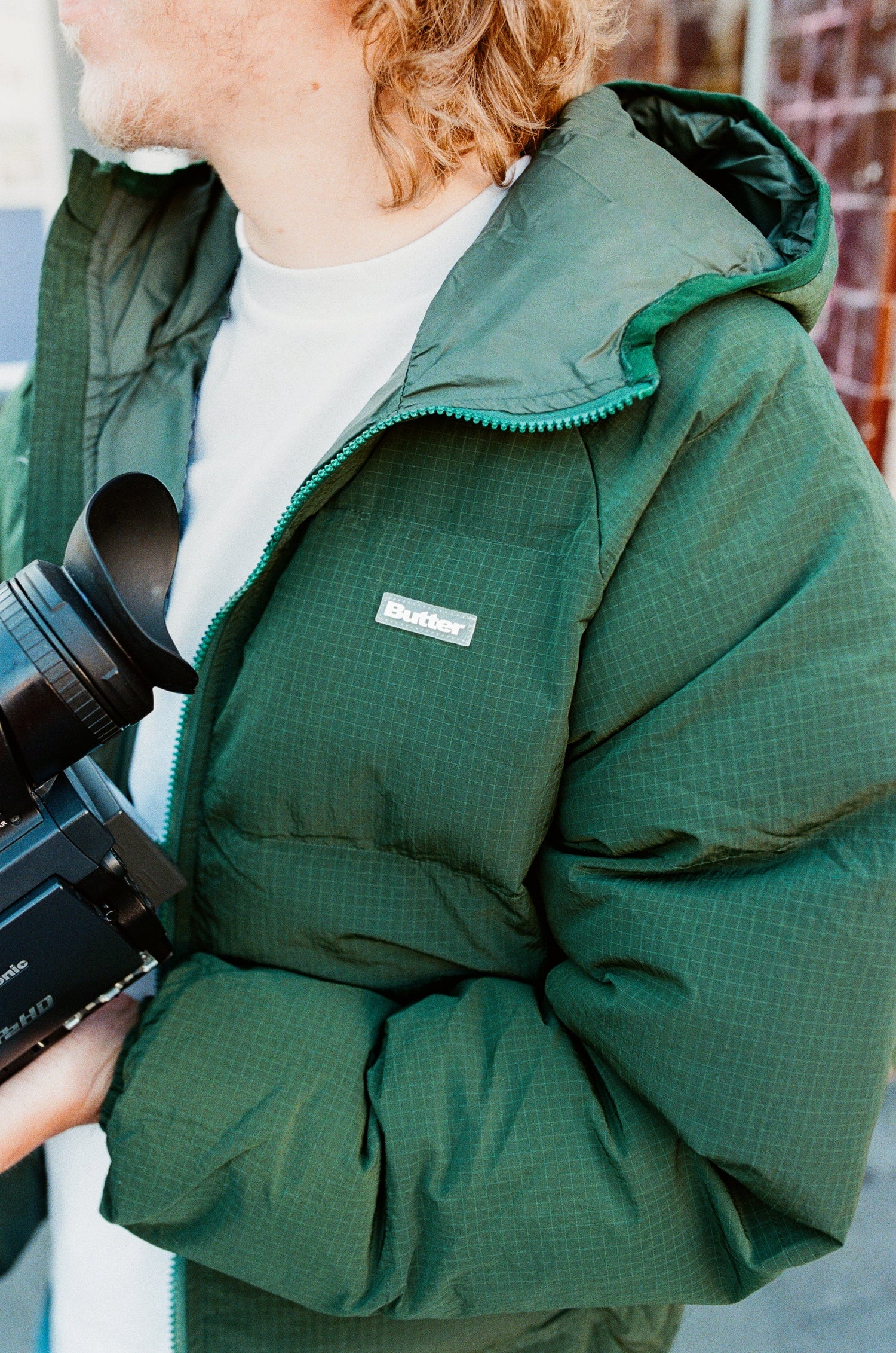Hooded Puffer Jacket, Forest