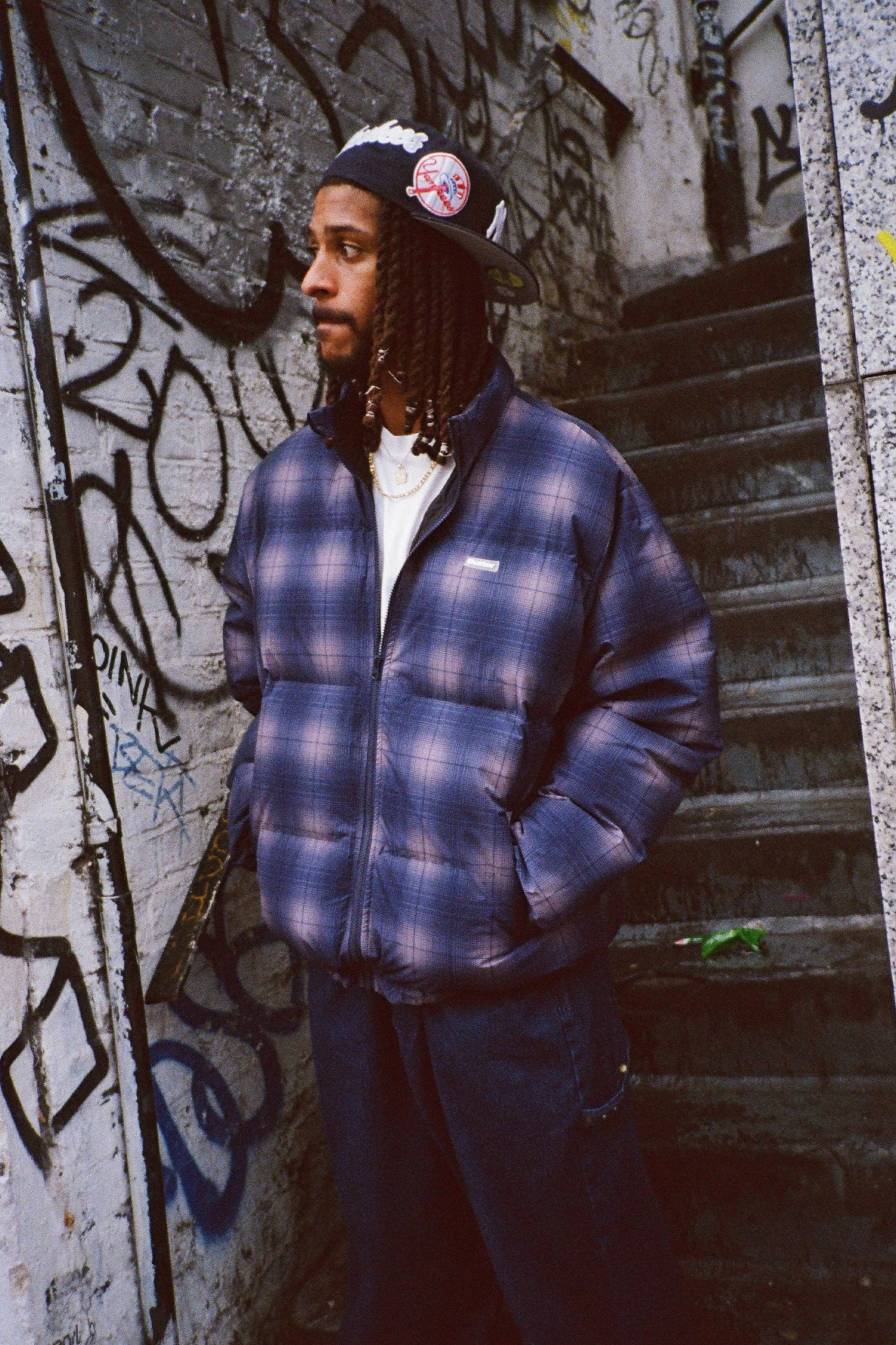 Endure Puffer Jacket, Shadow Plaid