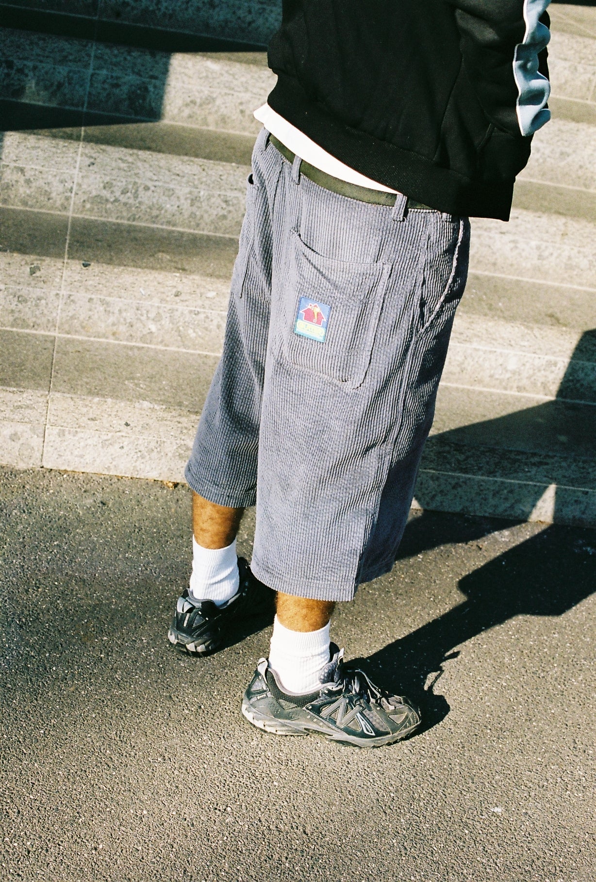 Cord Work Shorts, Mustard Plaid