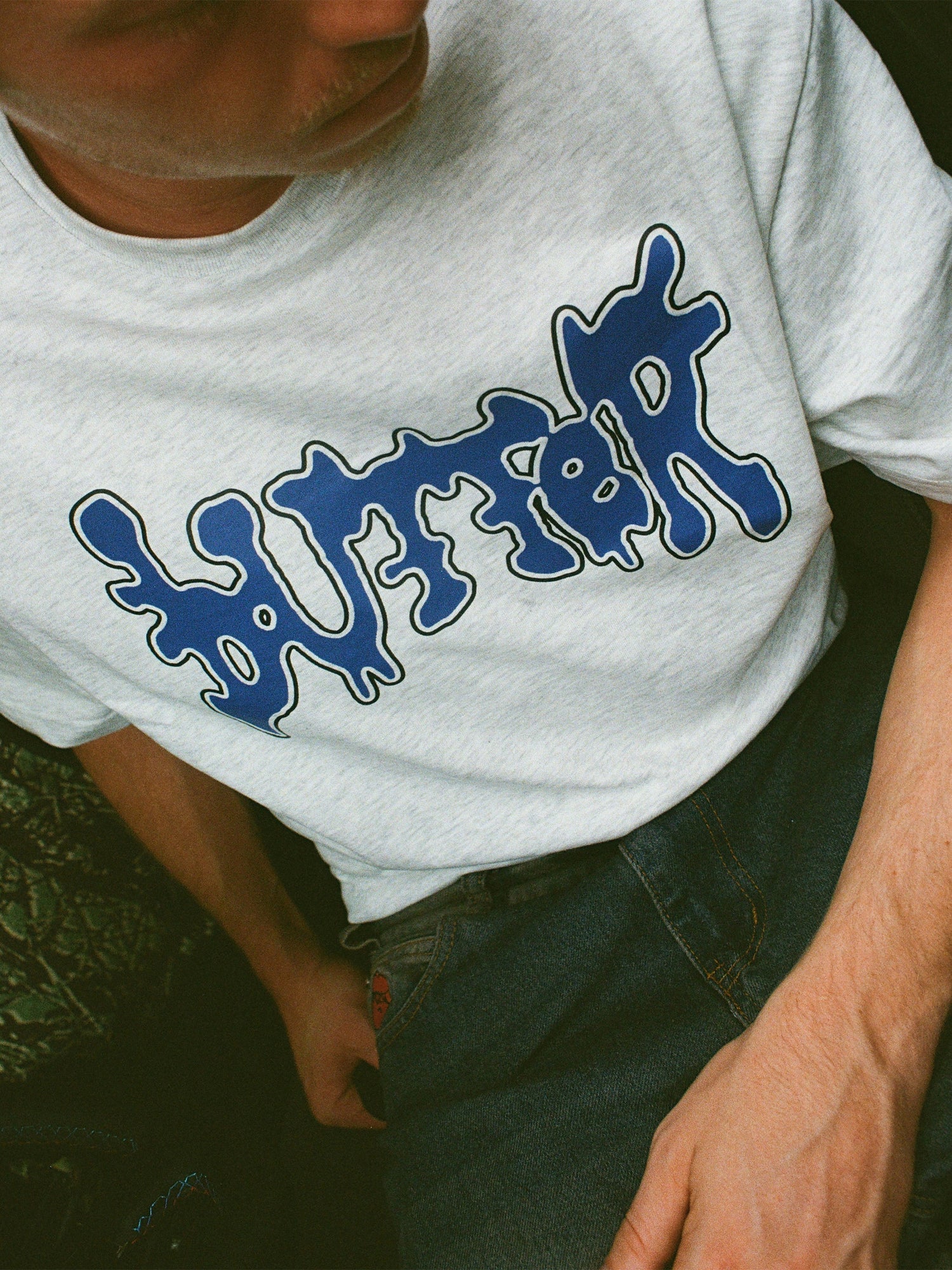 Blotch Tee, Ash