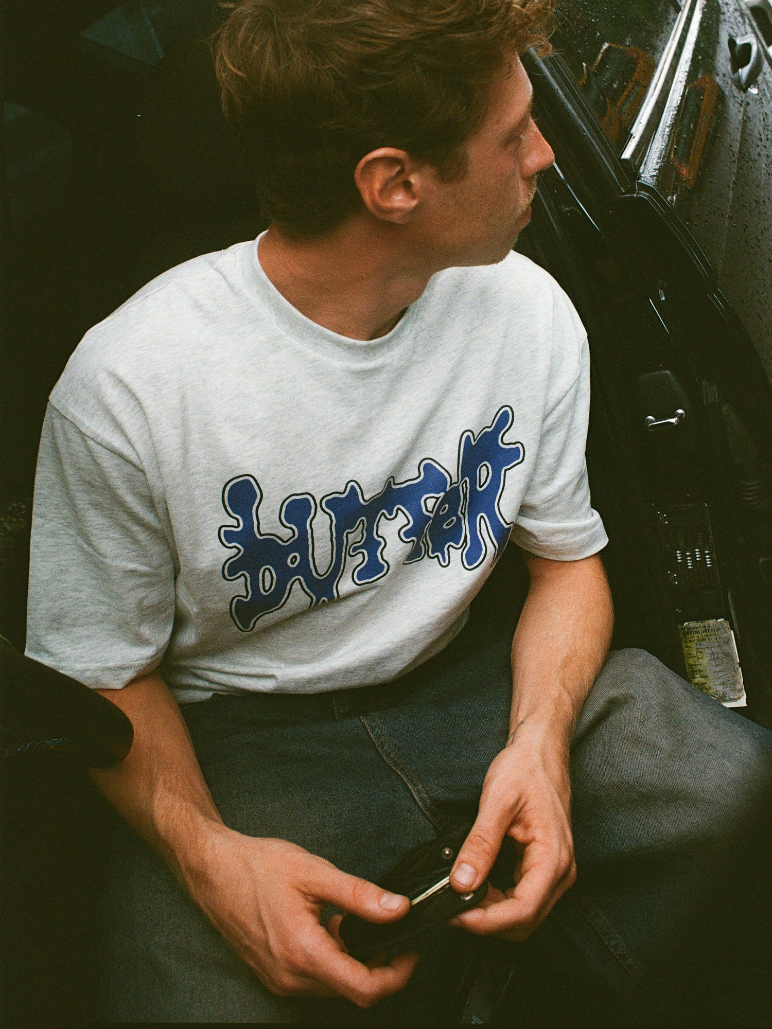 Blotch Tee, Ash