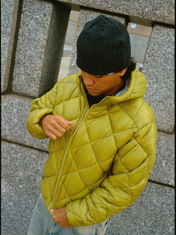 Butter Goods Diamond Quilt Puffer, Lime