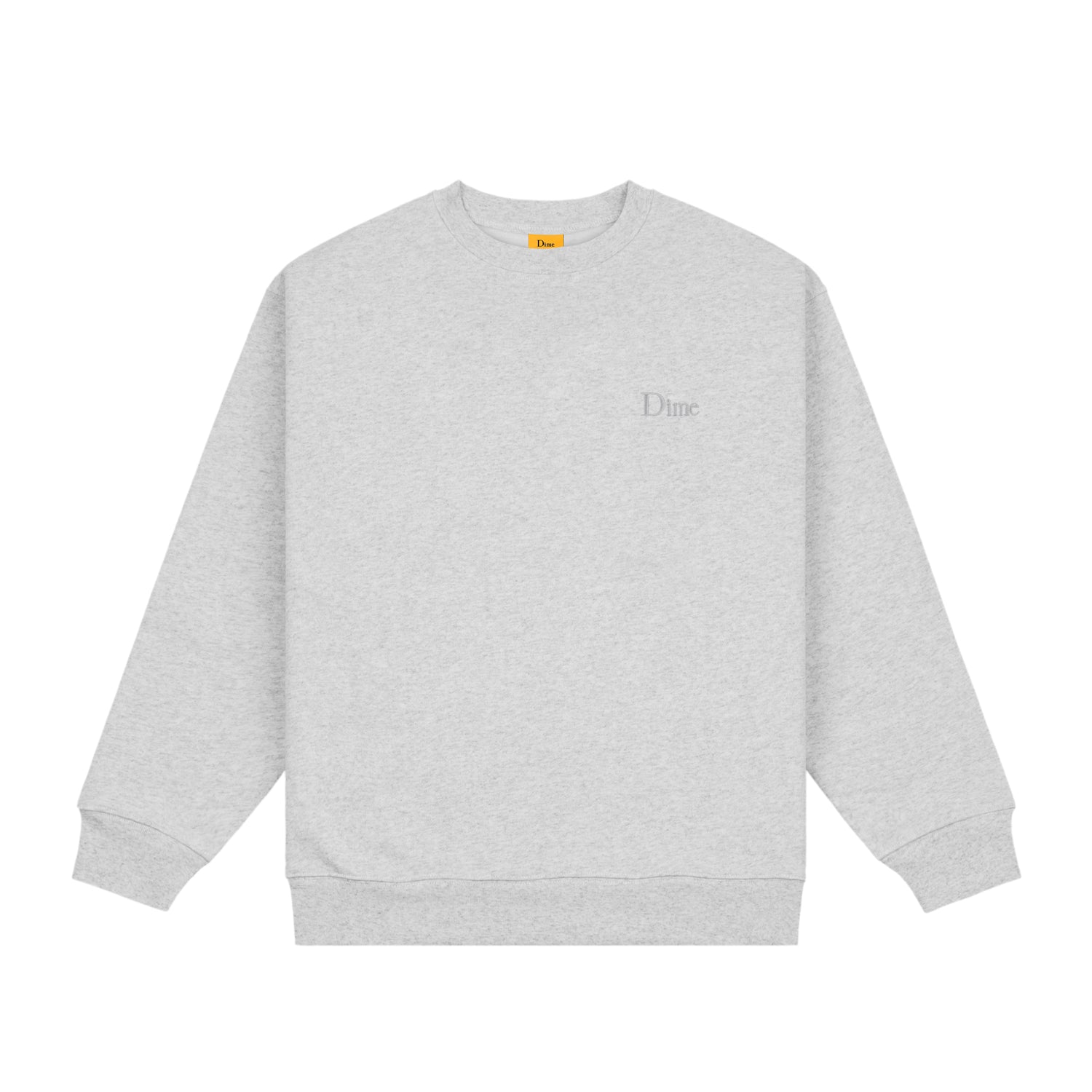 Classic Small Logo Crewneck, Heather Grey
