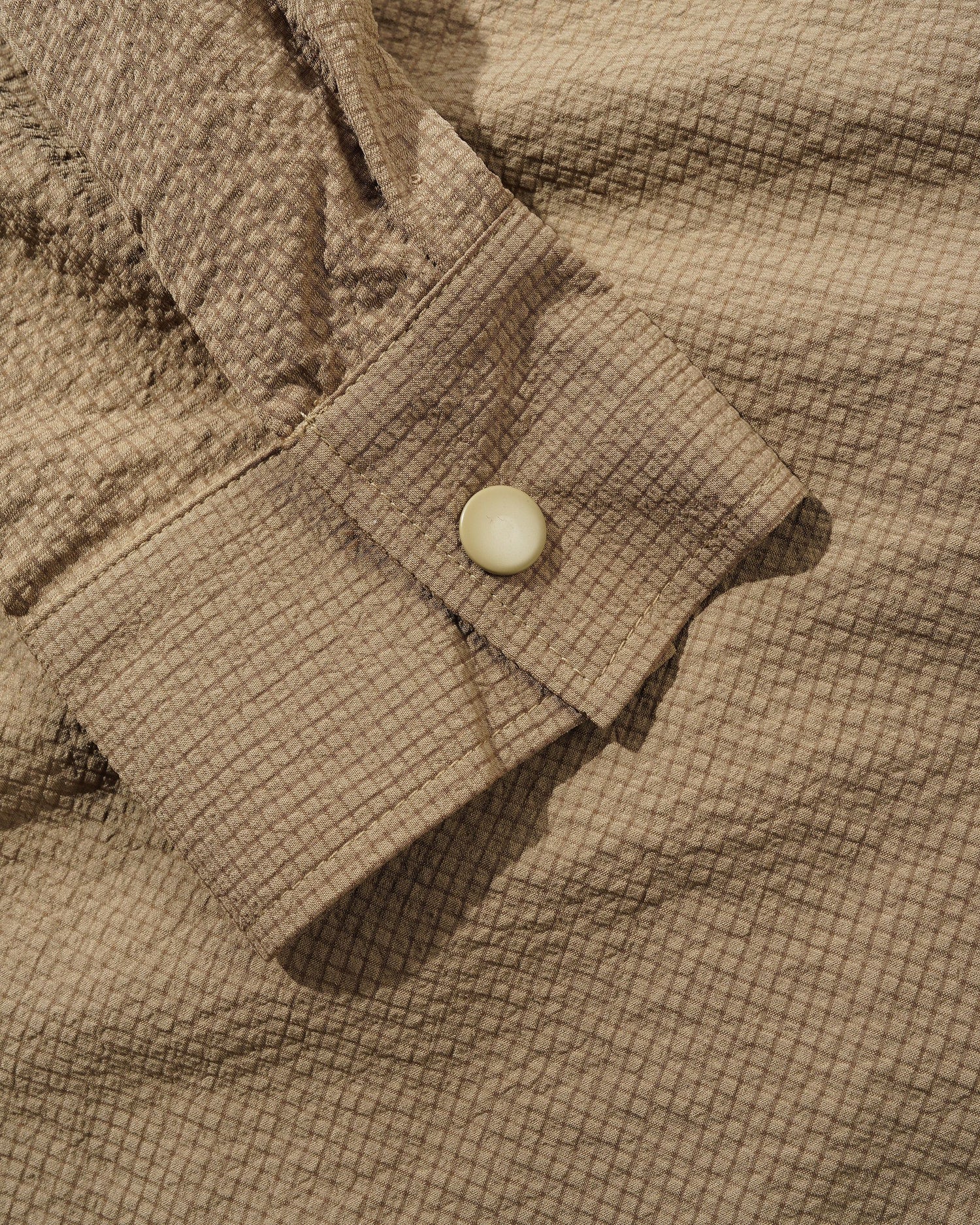 Carve Zip Shirt, Walnut