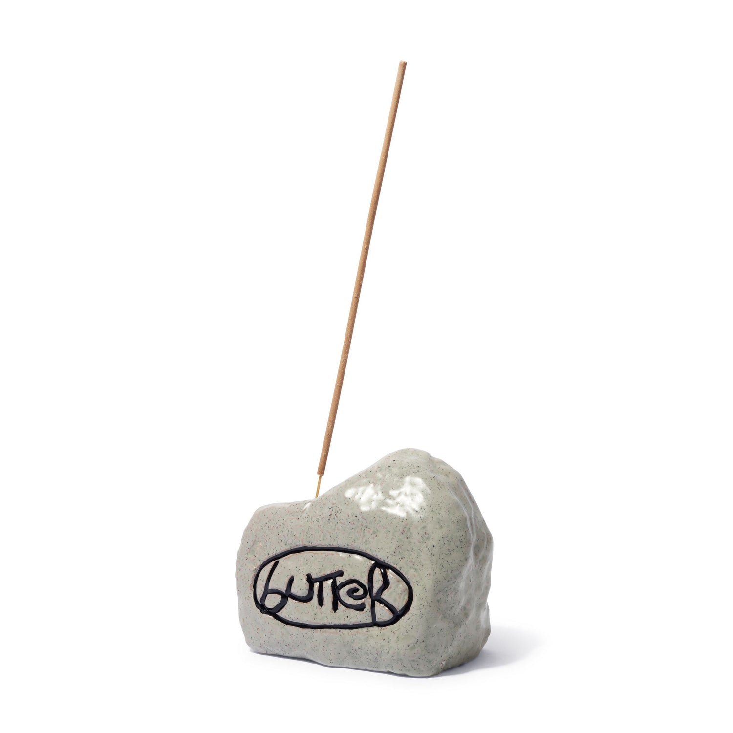 Ceramic Rock Incense Holder, Stone
