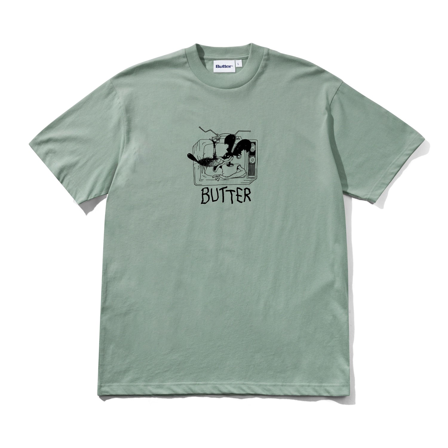 Channel Tee, Dull Mint