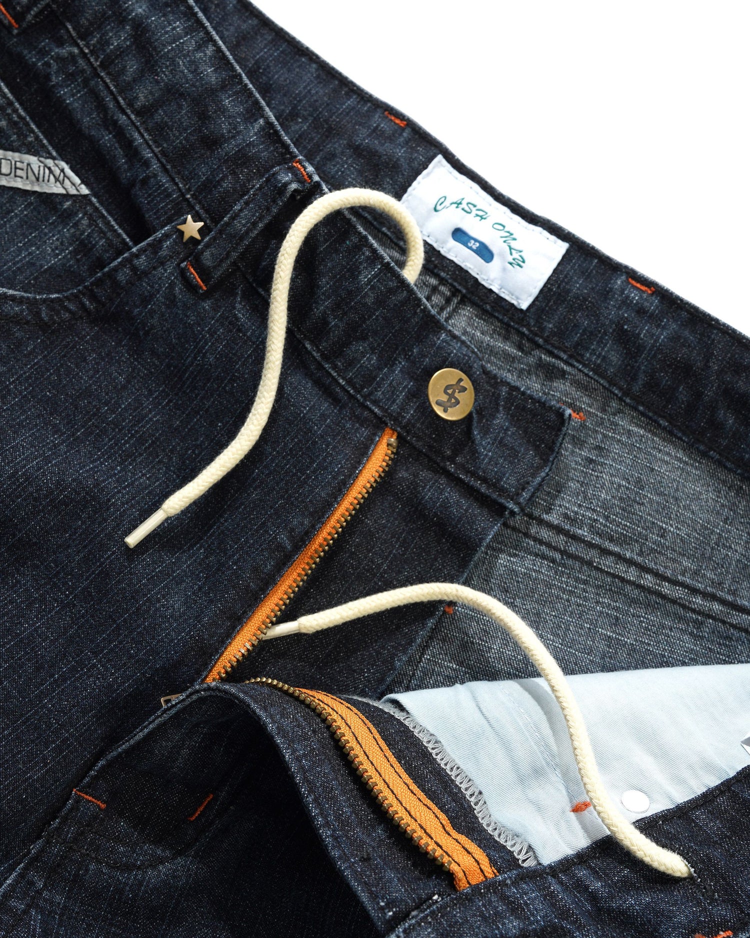 Company Denim Shorts, Distress Washed Midnight