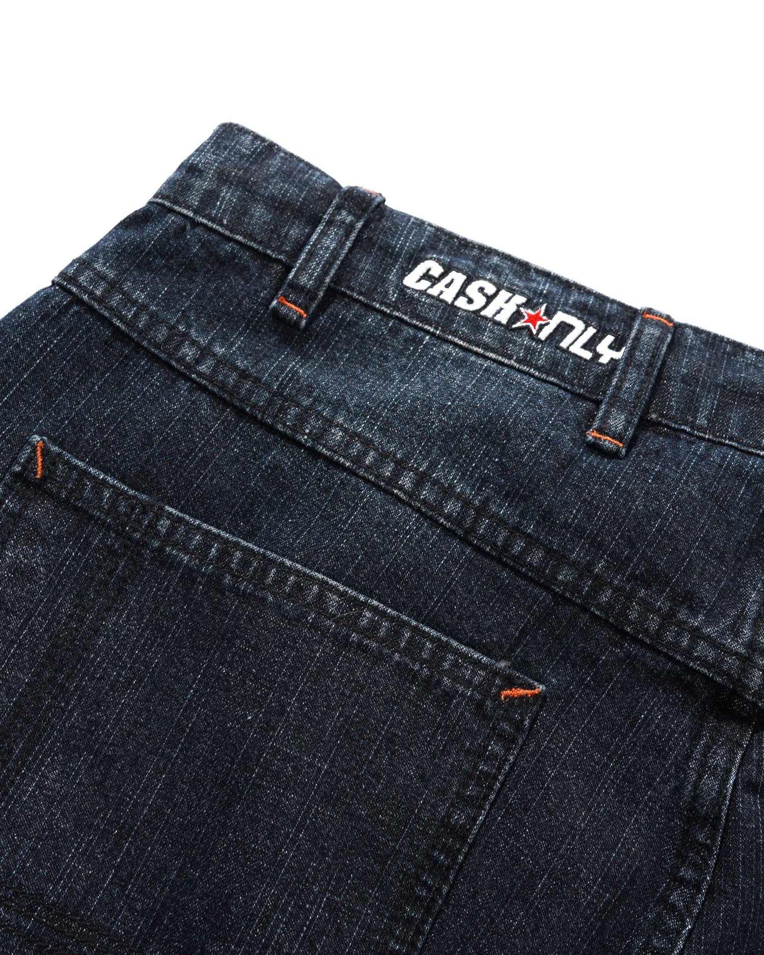Company Denim Shorts, Distress Washed Midnight