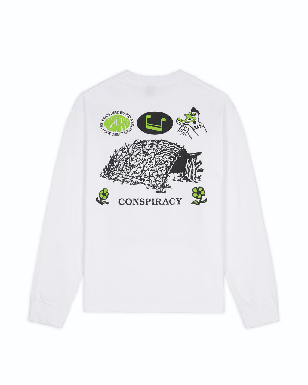Conspiracy L/S Tee, White