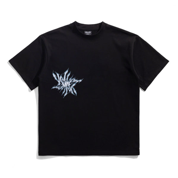 Velvet Bloom Tee, Black