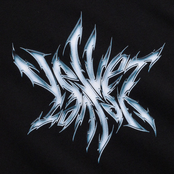 Velvet Bloom Tee, Black