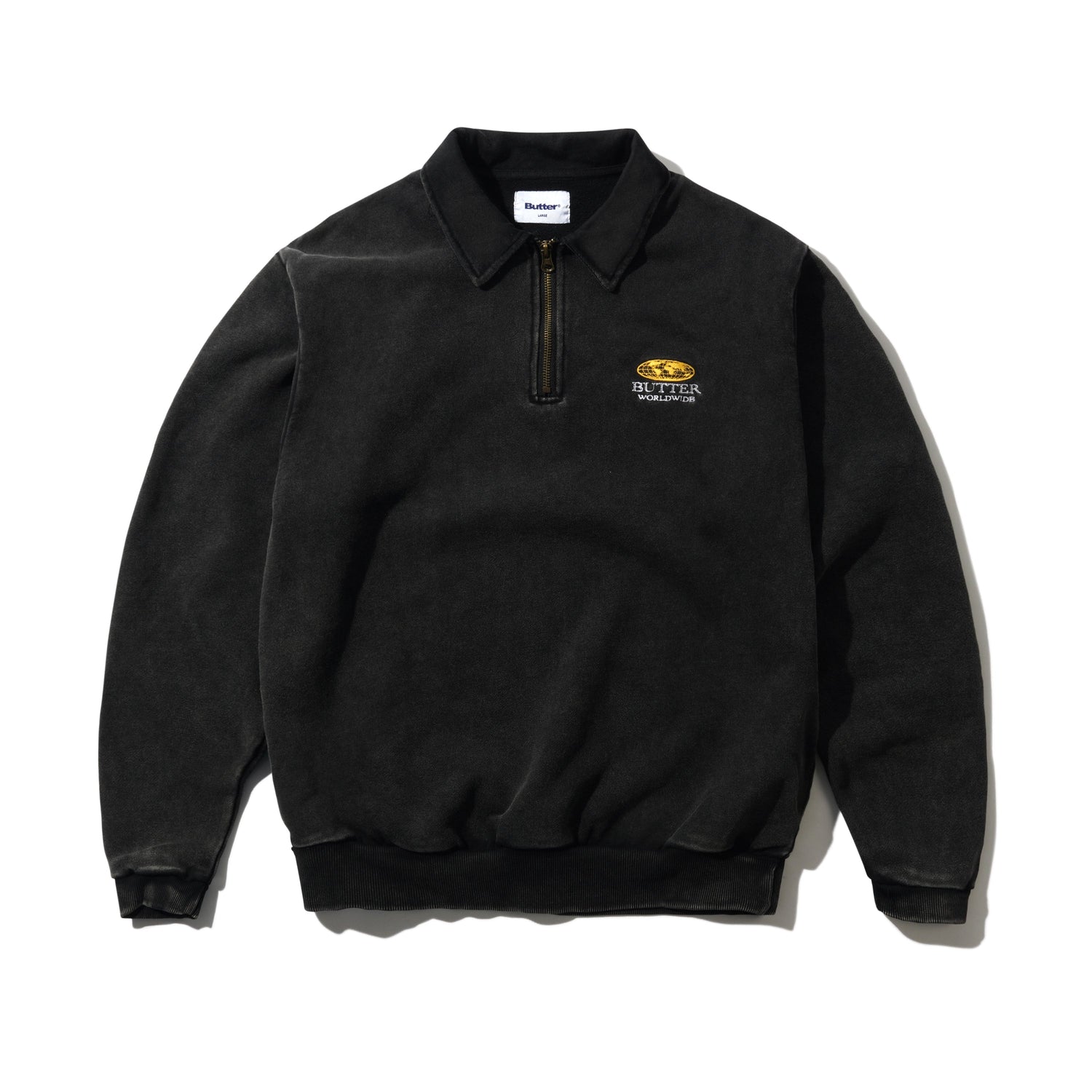 Corp 1/4 Zip Pullover, Black