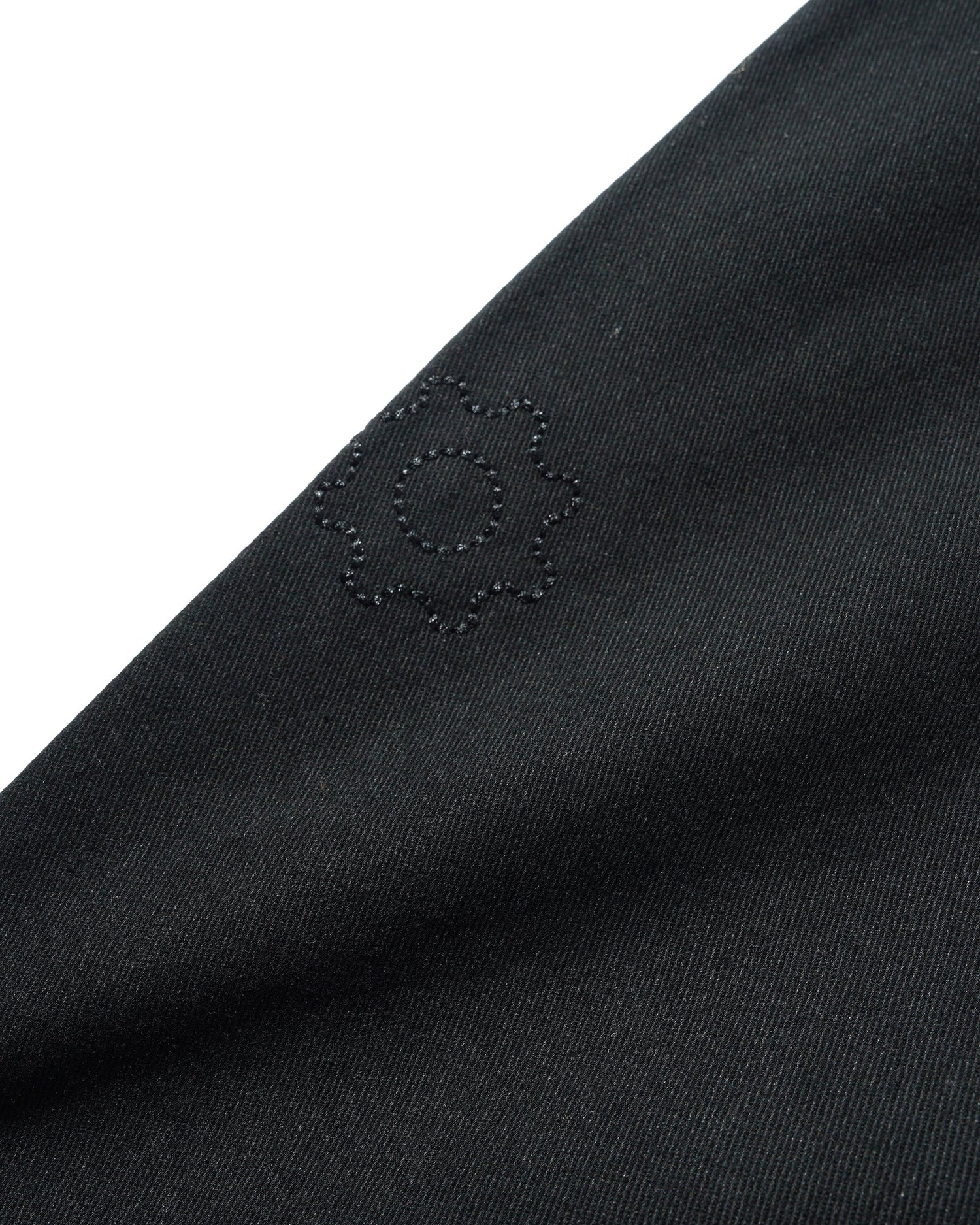 Cotton Pleated Shorts, Black