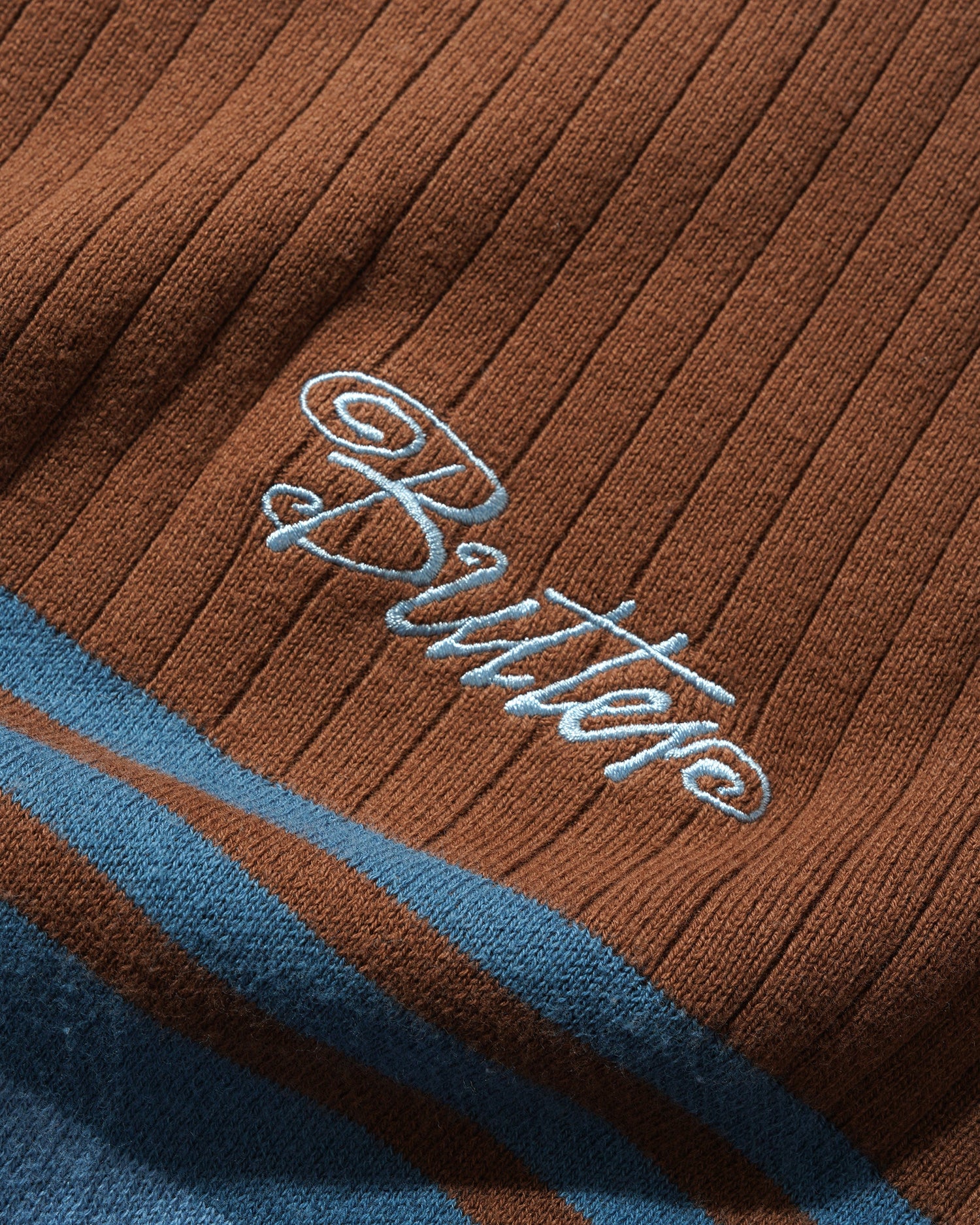 Crest Knit Sweater, Brown