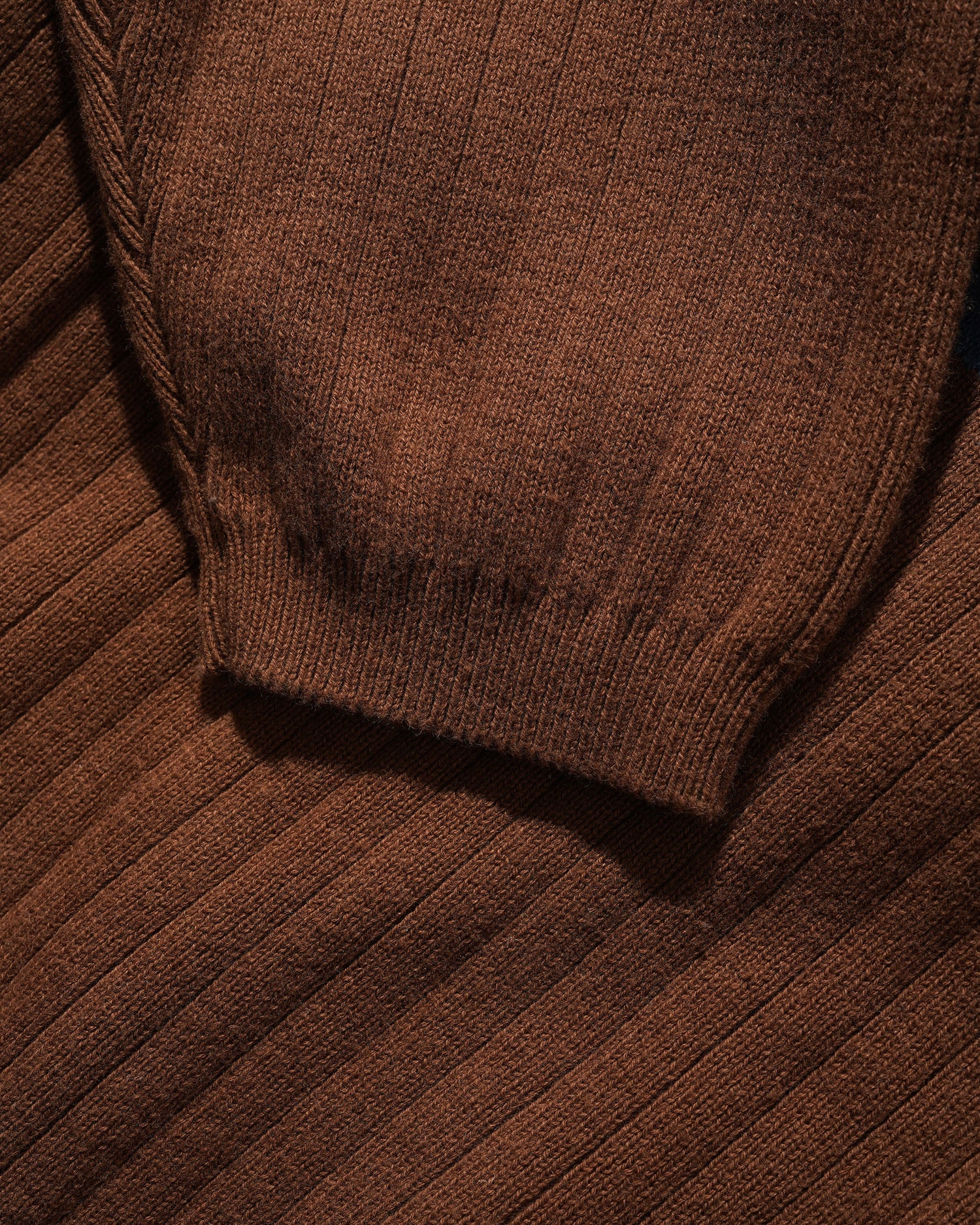 Crest Knit Sweater, Brown