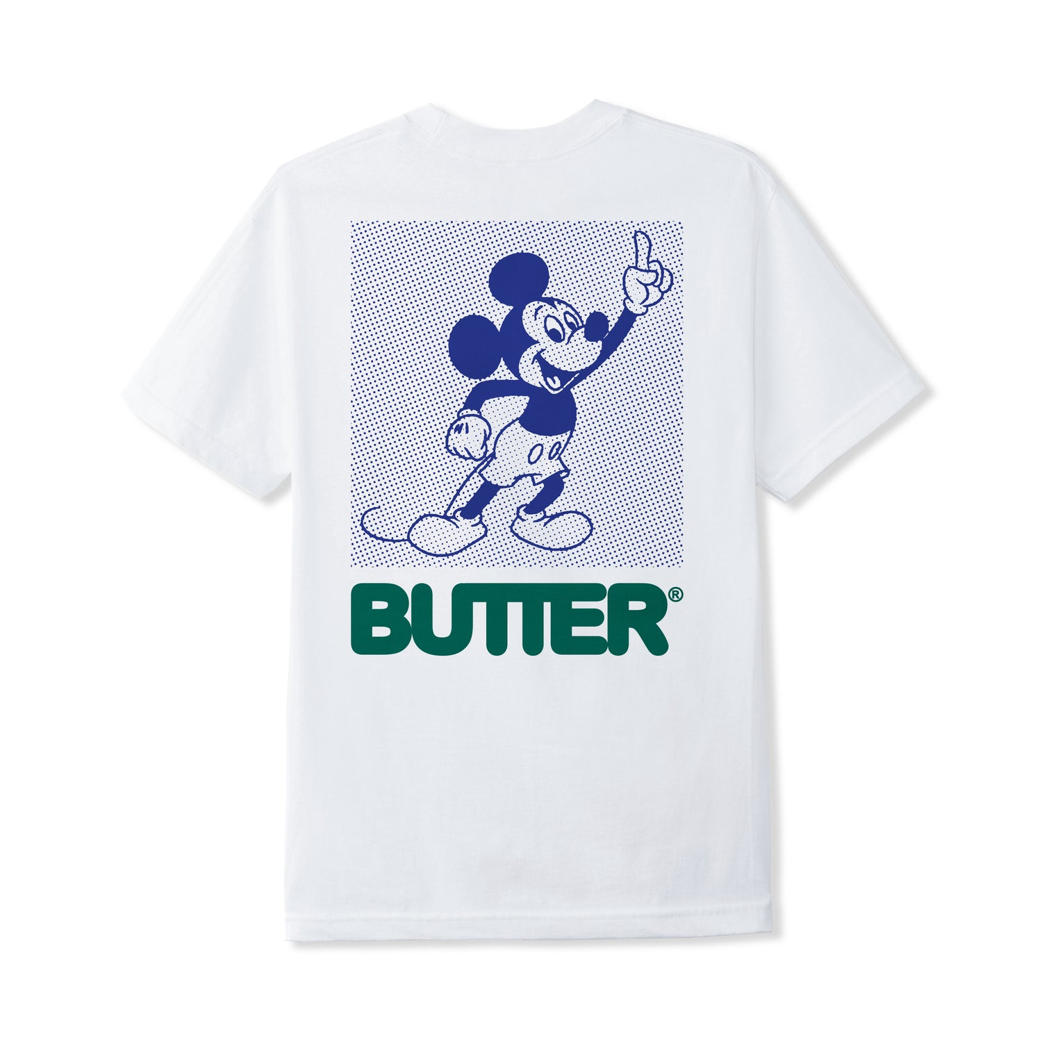 Halftone Tee, White