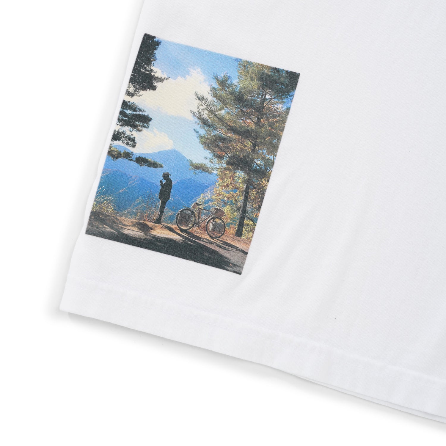 Joy of Cycling Tee, White