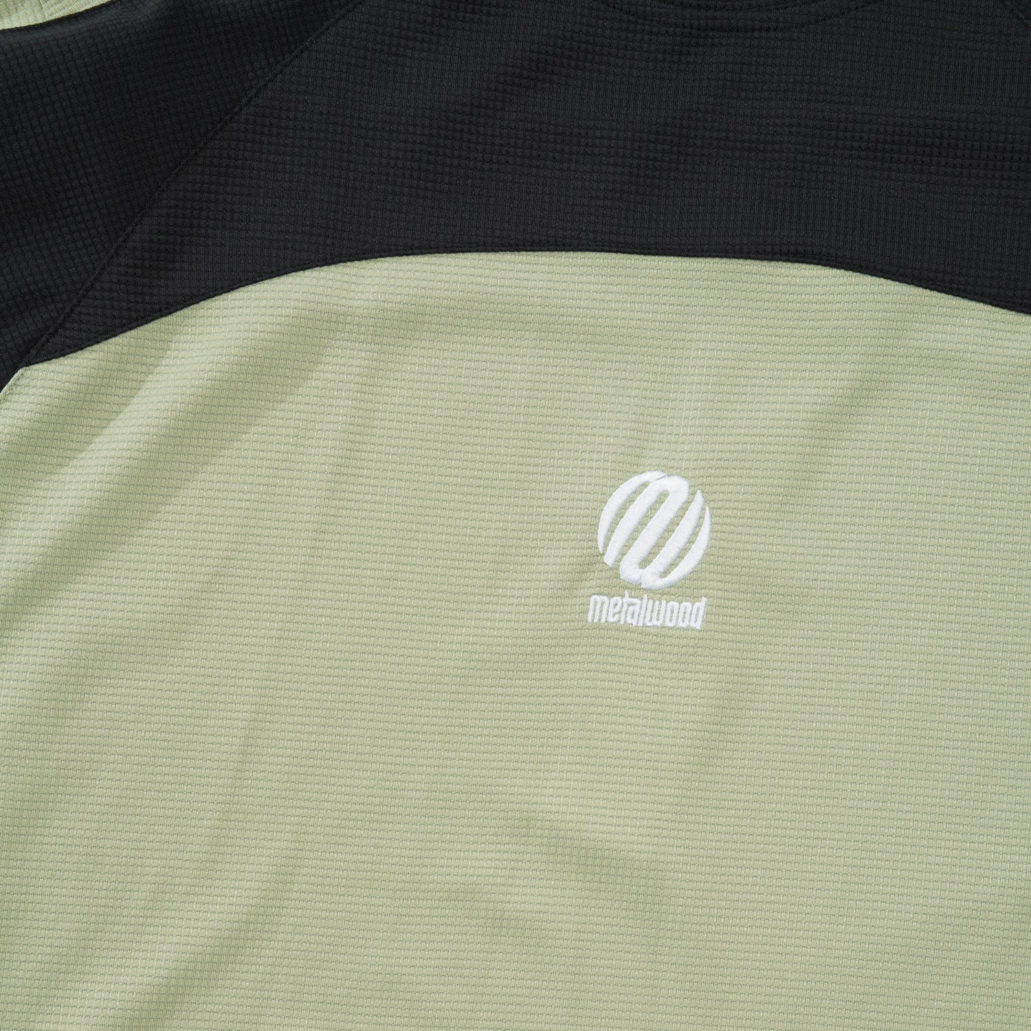 Paneled Poly Top, Mint