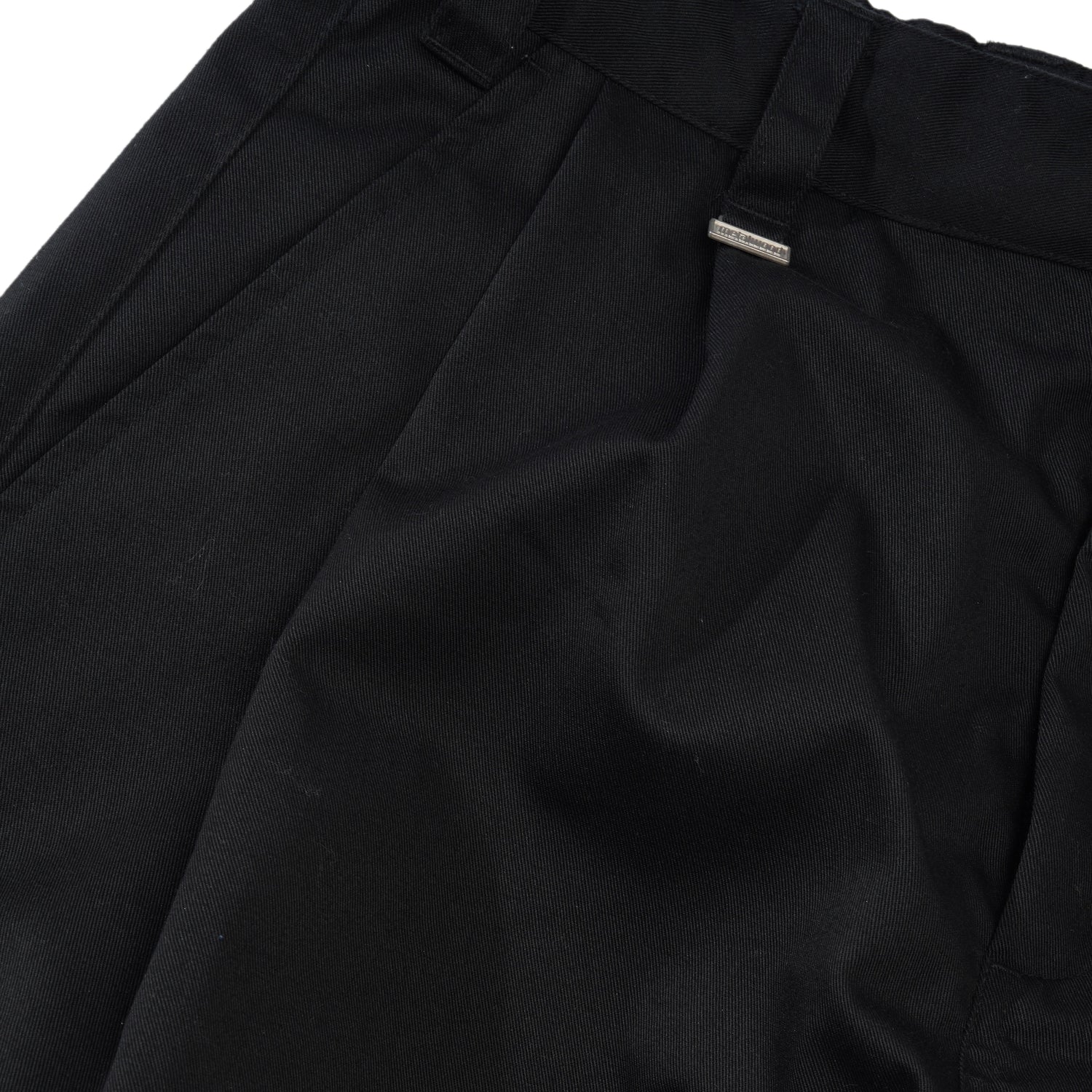 Elastic Waist Baggy Pant, Black