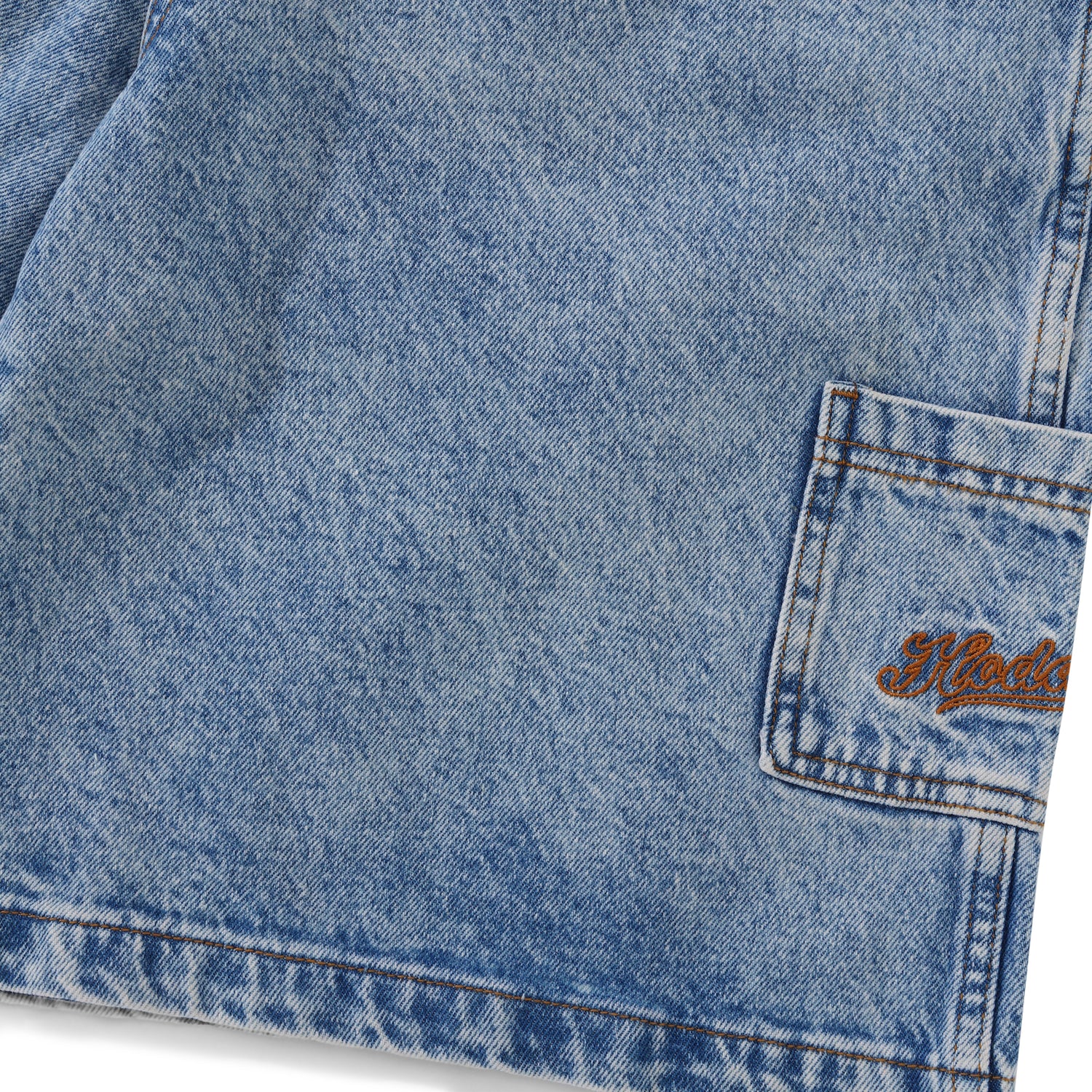 Denim Ranger Shorts, Light Blue Wash