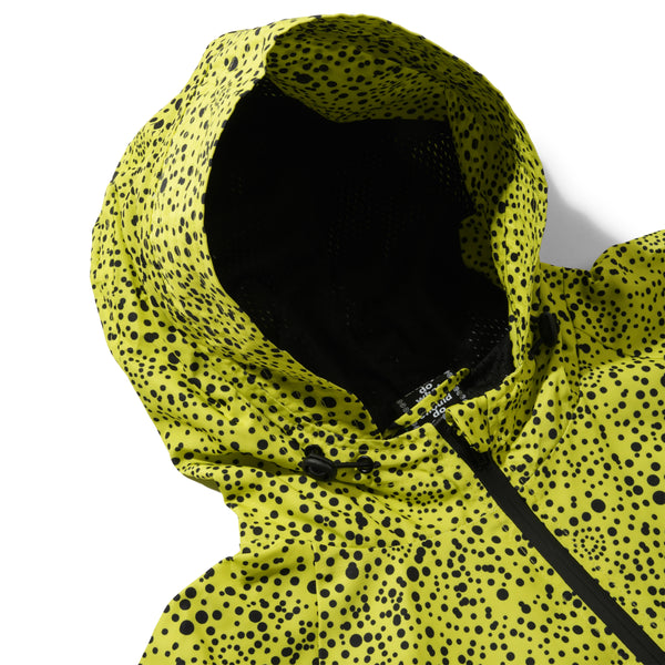 Always Do What You Should Do Dotted Bandemic Jacket, Yellow