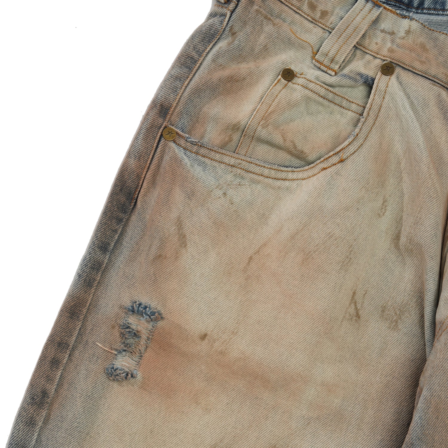 Hillbilly C-Star Denim Jeans, Blue