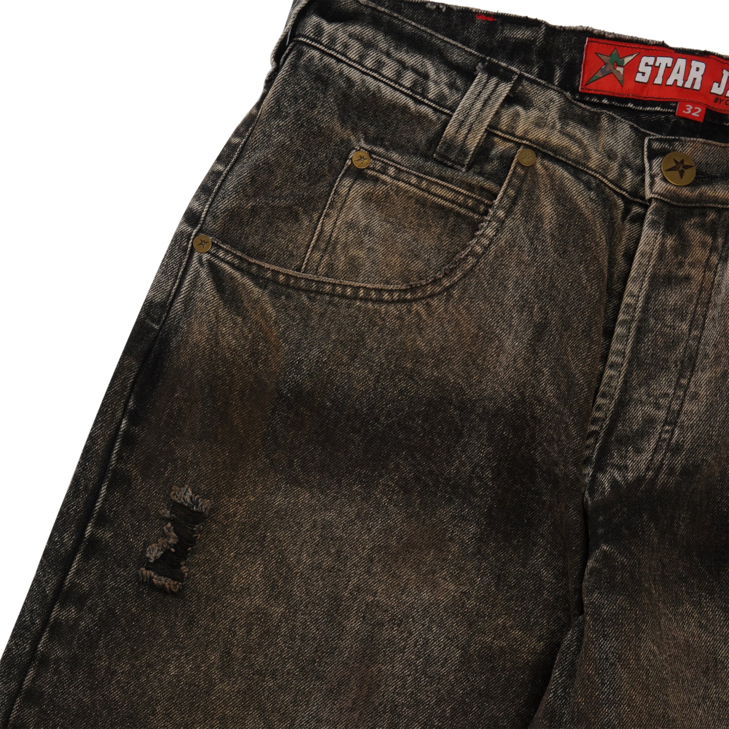 Hillbilly C-Star Denim Jeans, Black
