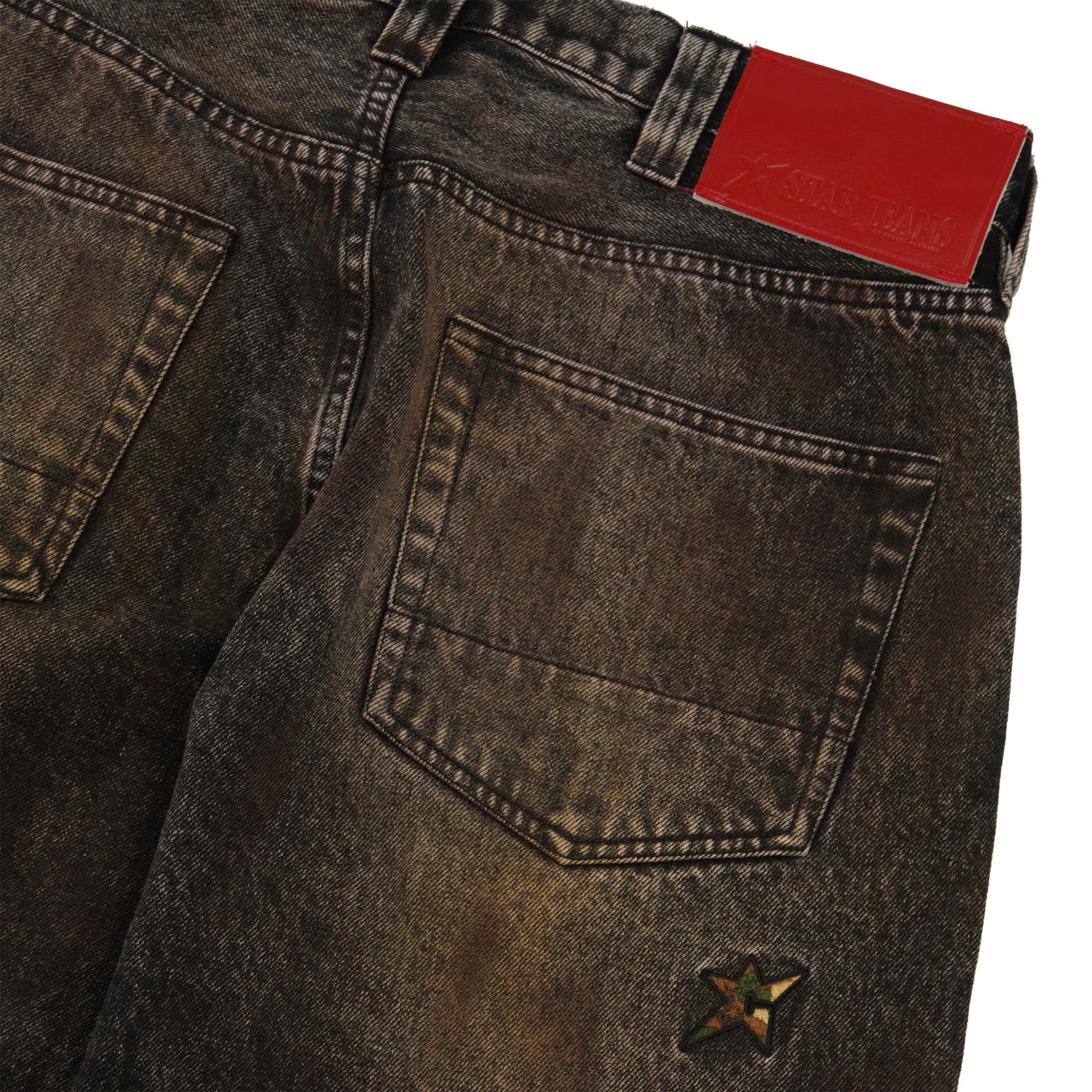 Hillbilly C-Star Denim Jeans, Black
