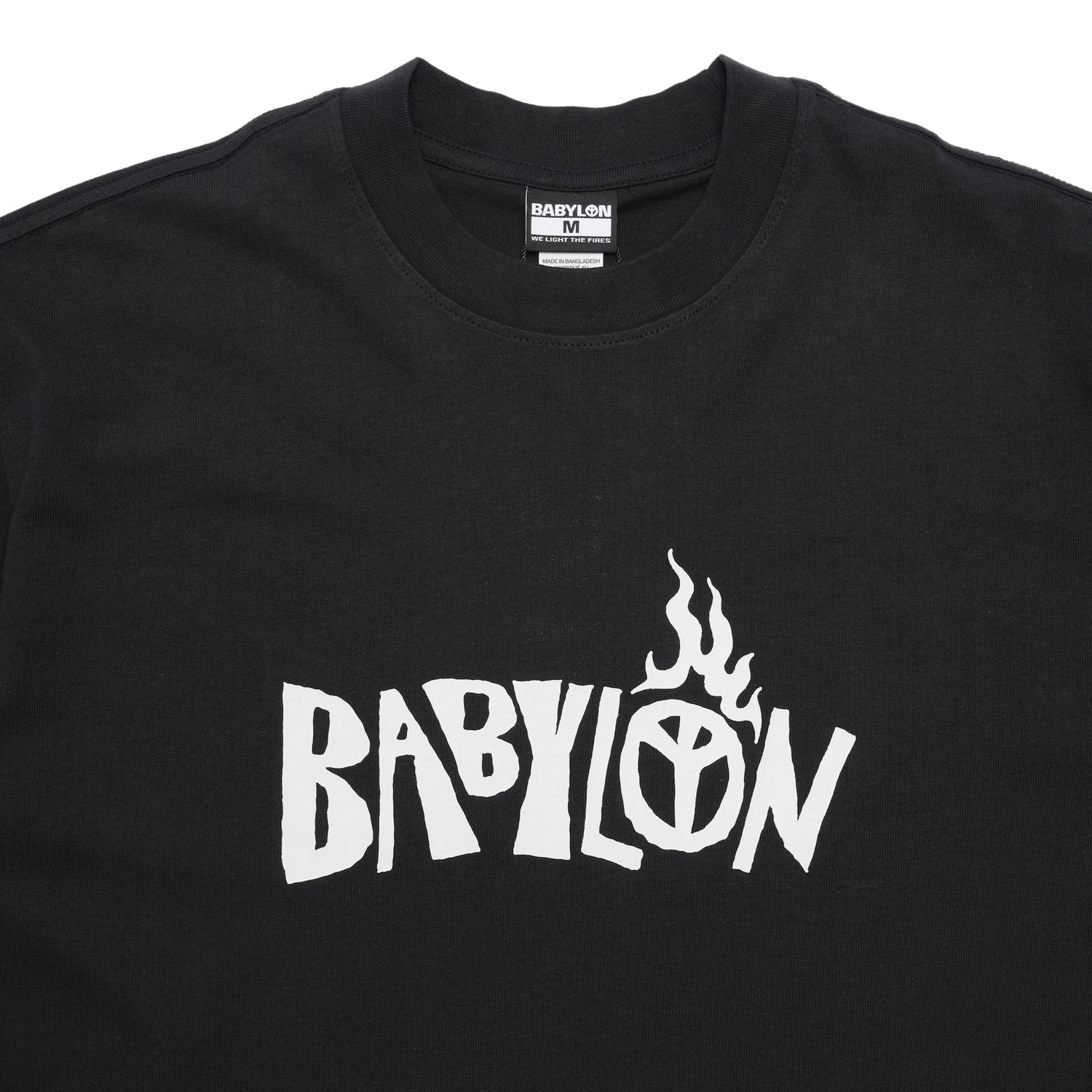 Burning Palm Tee, Black