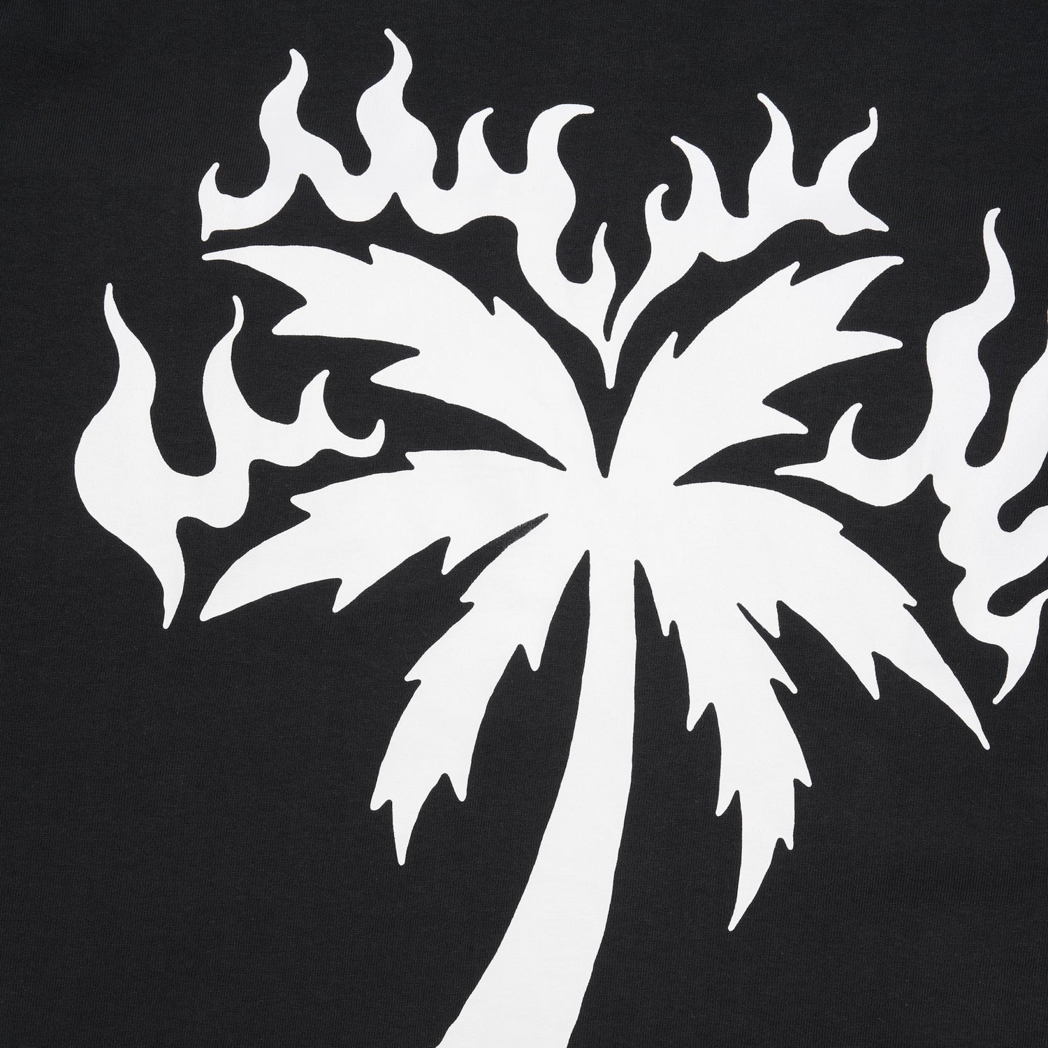Burning Palm Tee, Black
