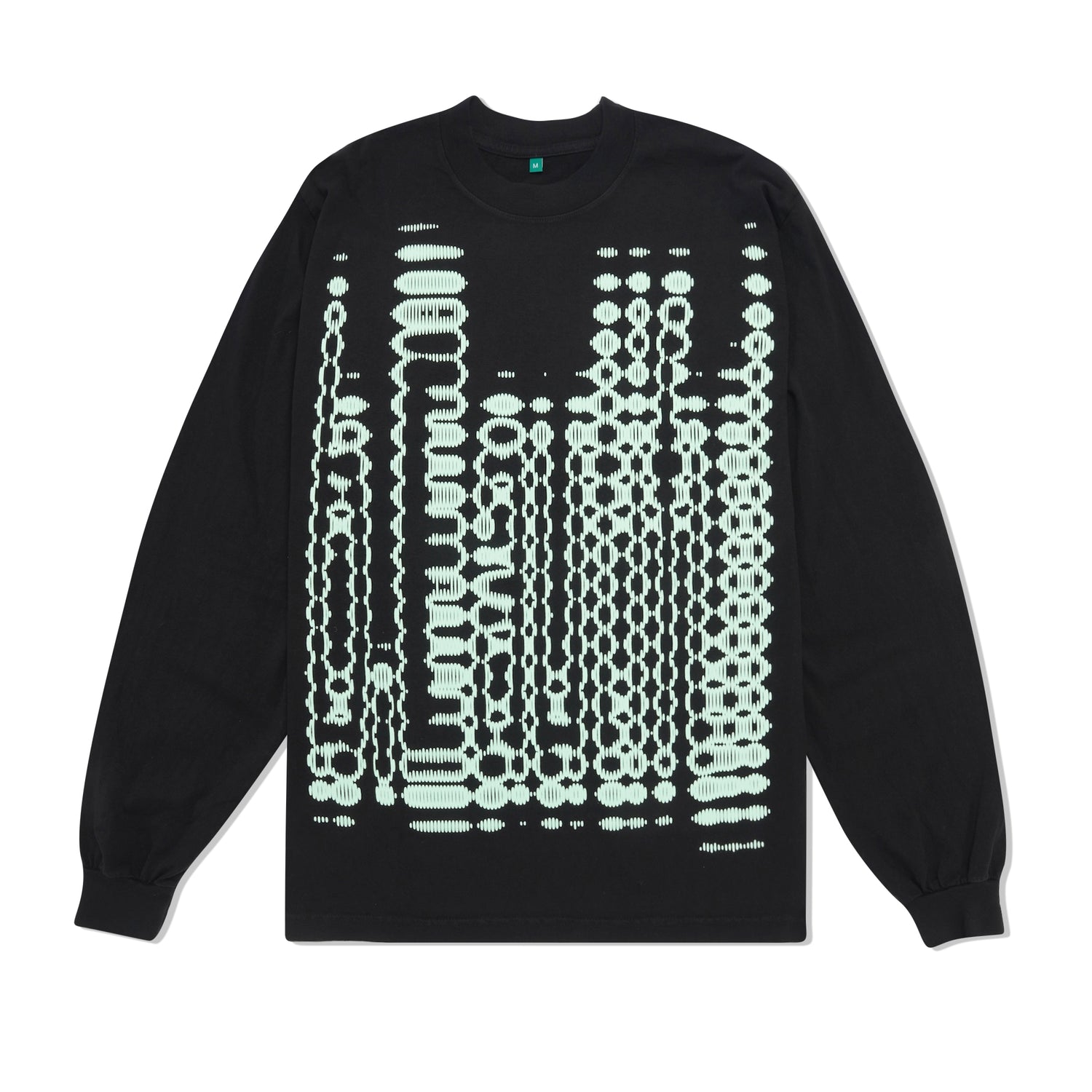 Vapor Logo L/S Tee, Black / Mint