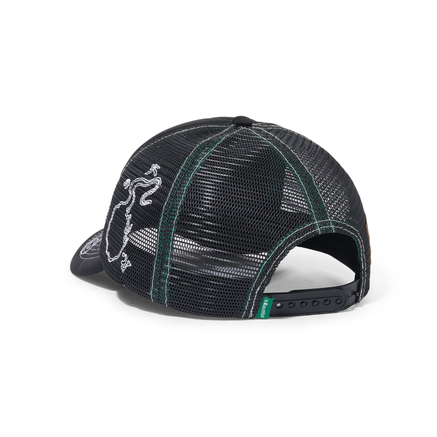 b.i Foam Trucker Hat, Black