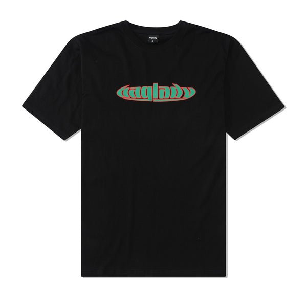 Baglady Warped Tee, Black