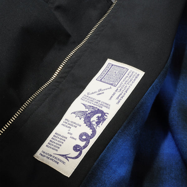 Ecstatic Research Catalina Varsity Jacket, Black