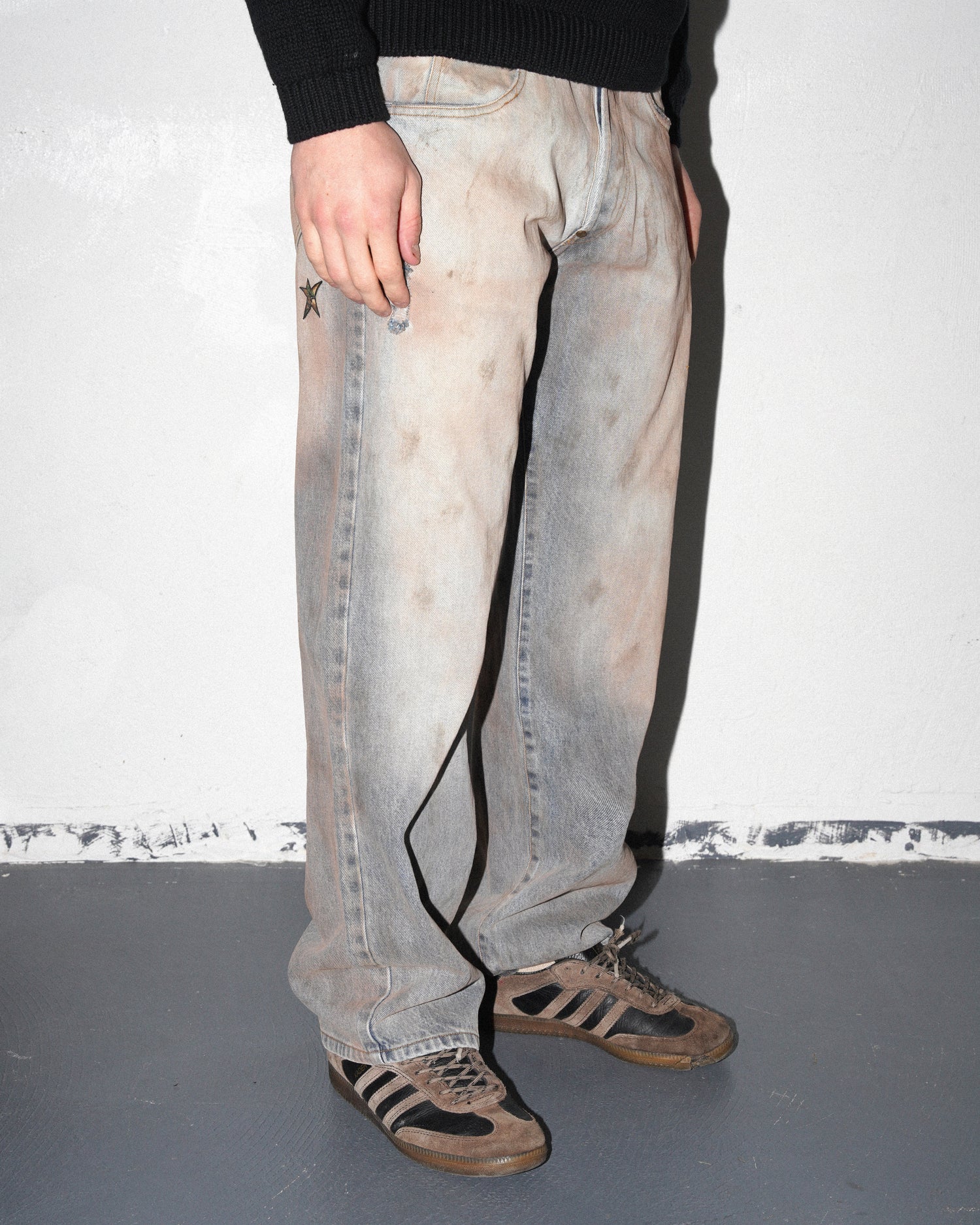 Hillbilly C-Star Denim Jeans, Blue