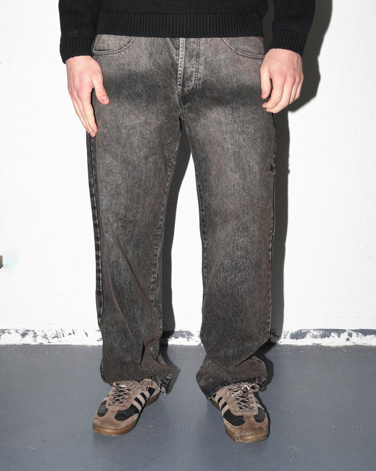 Hillbilly C-Star Denim Jeans, Black