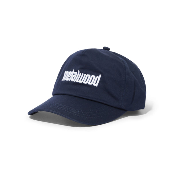 Metalwood Metal Logo 5-Panel Hat, Navy