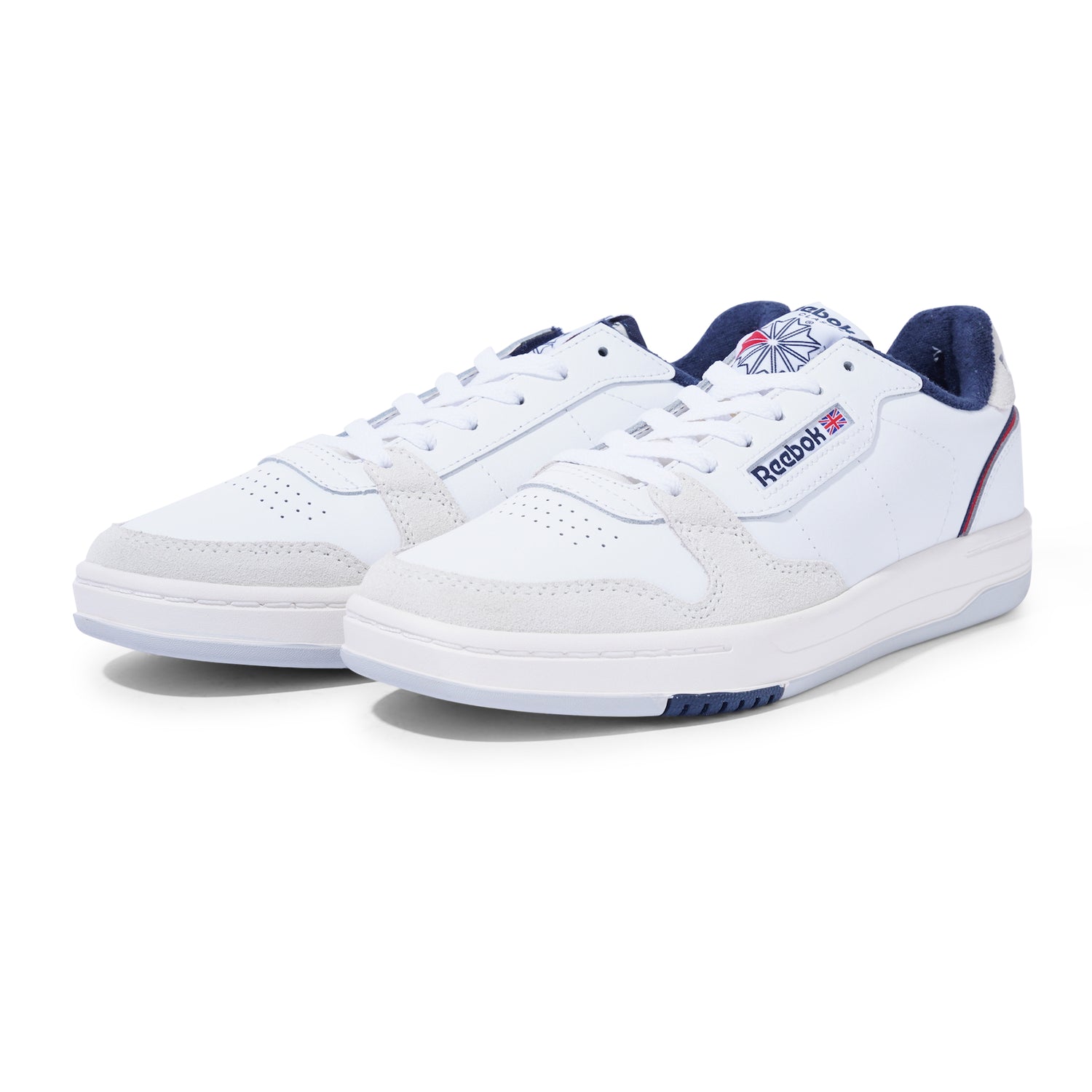 Phase Court, White / Chalk / Vector Navy