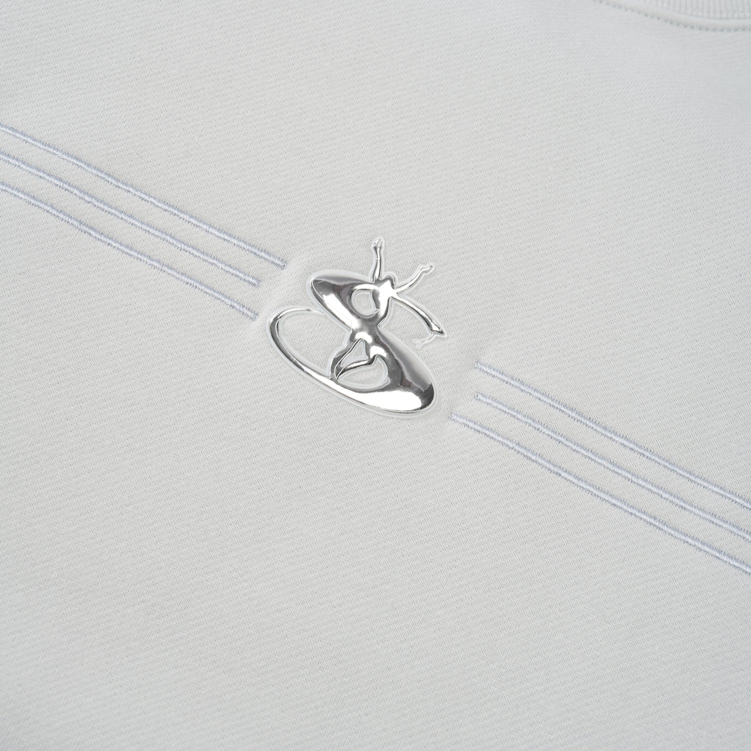Pearl Crewneck Sweater, White