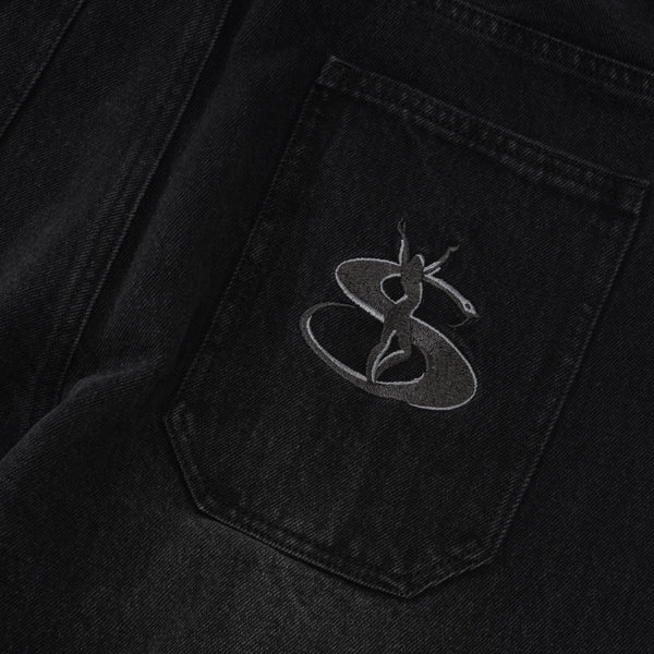 Faded Phantasy Jeans, Black – Lo-Fi Faded Phantasy Jeans, Black – Lo-Fi