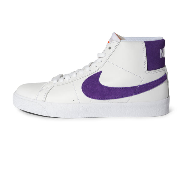 Nike SB Zoom Blazer Mid ISO, White / Court Purple