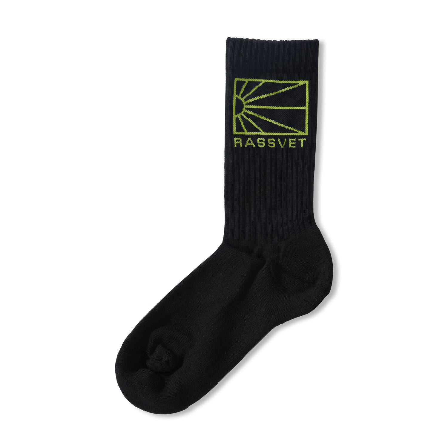 Rassvet Logo Socks, Black