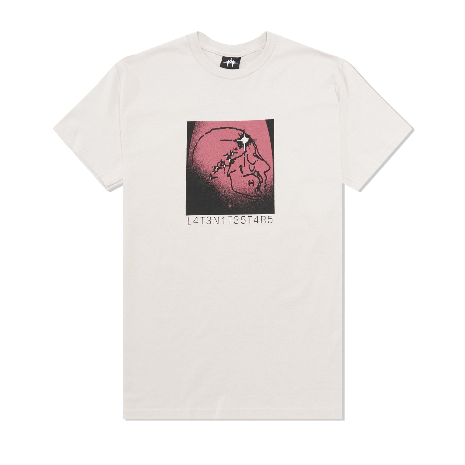 Star Head Graphic Tee, Cement