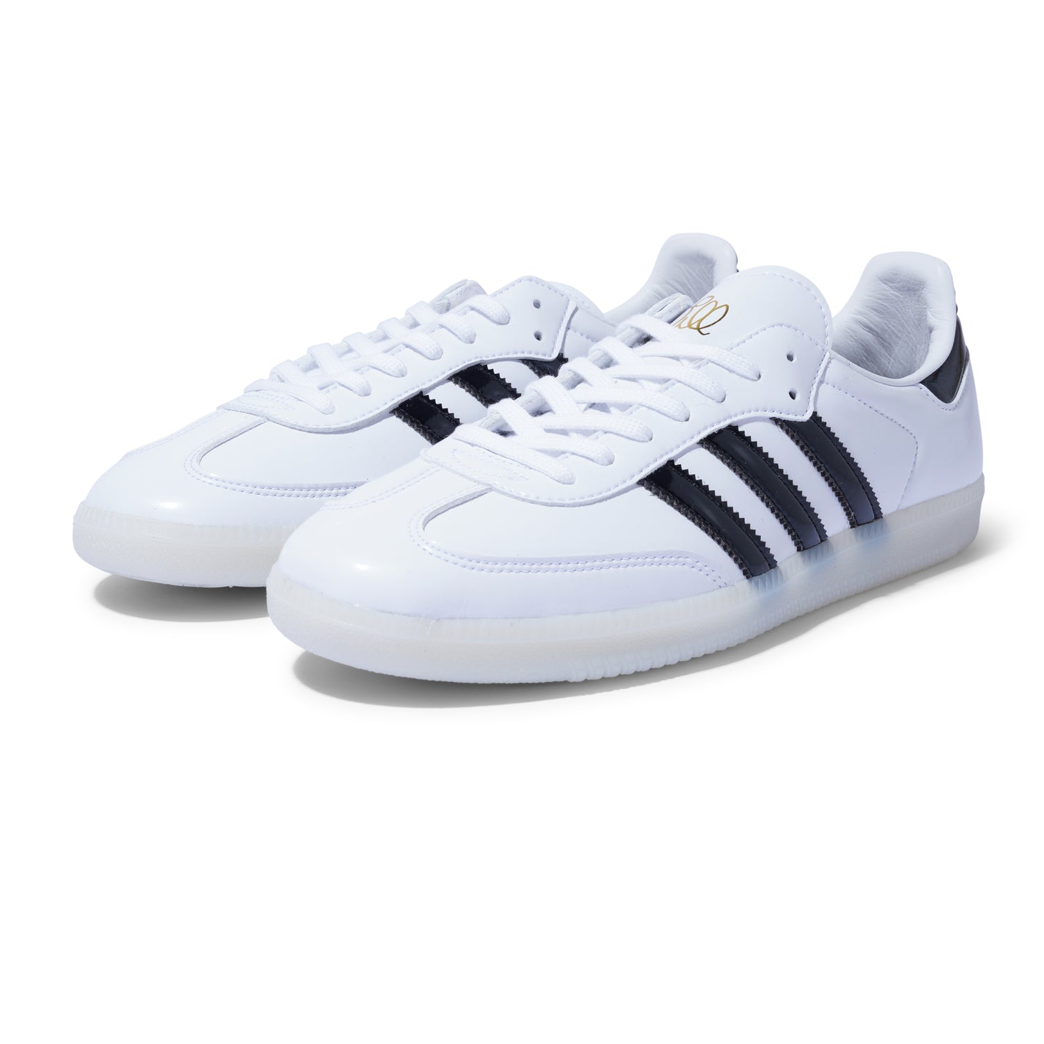 Samba Patent x Dill, White / Black / Gold