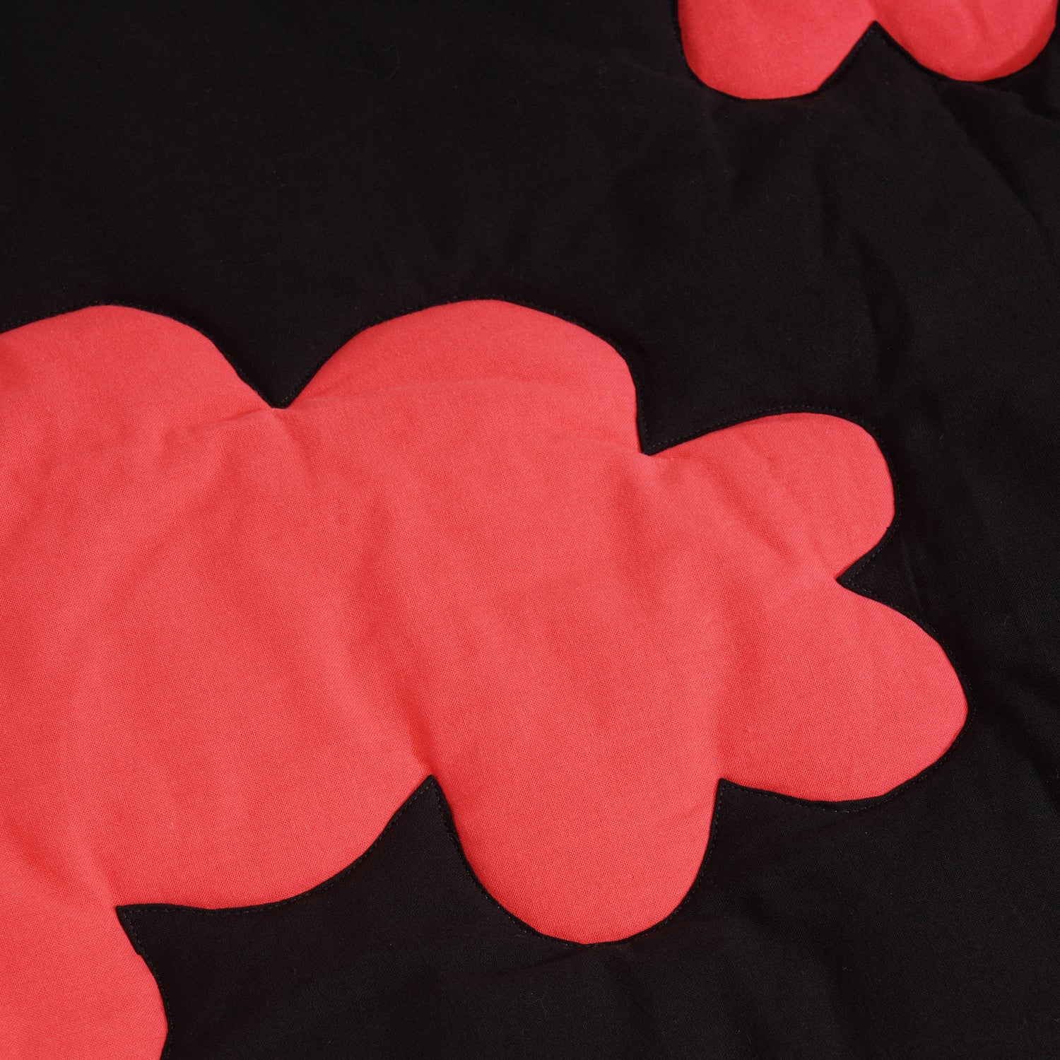 Quilted Blanket, Red / Black