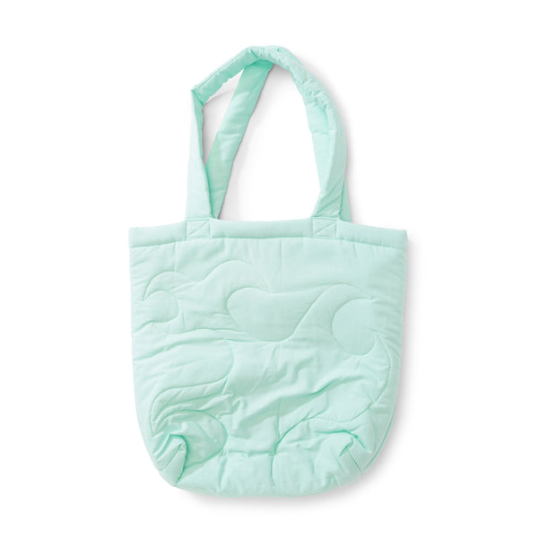 Claire Duport Quilted Tote Bag, Light Green