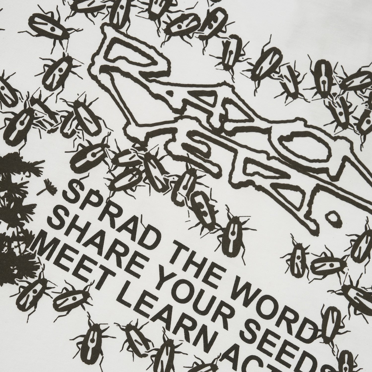 Kakerlaken Tee, Ghost White