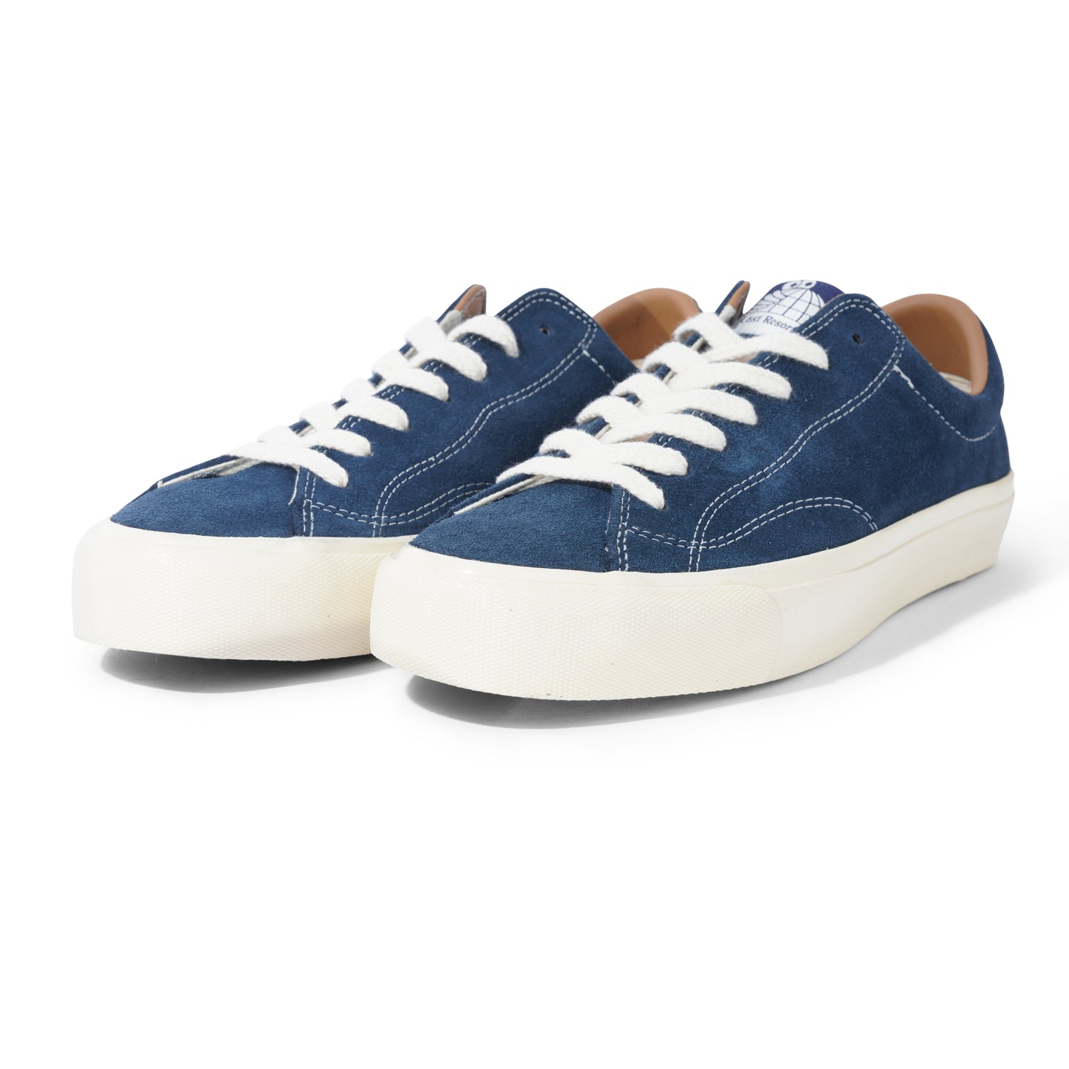 VM003 Lo Suede, Dress Blue / White